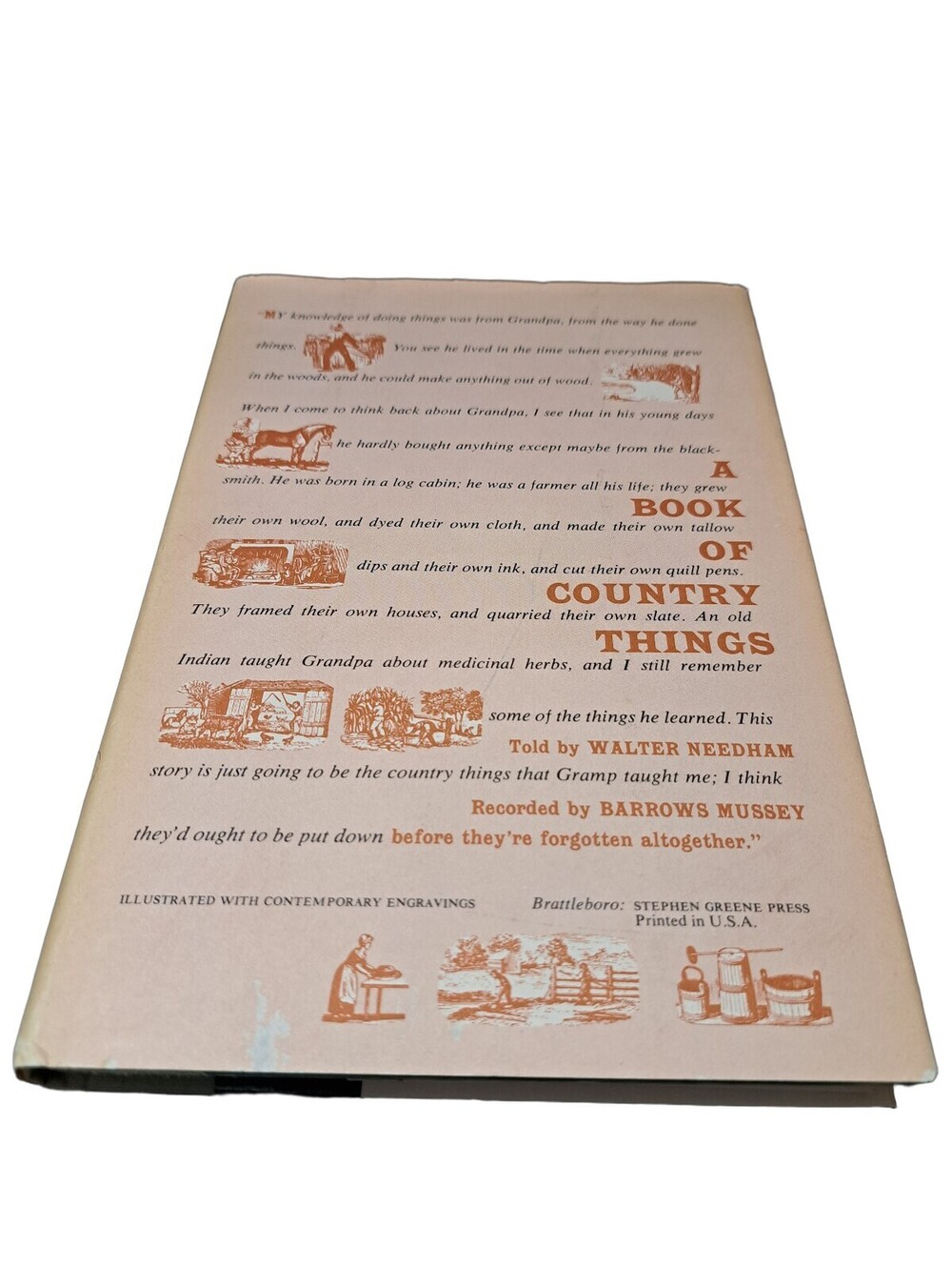 Vintage 1965 A Book of Country Things